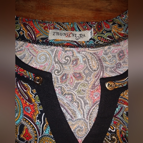 Zhongnida Paisley Shirt - Picture 5 of 14